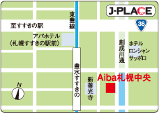 Ａｉｂａ札幌中央地図