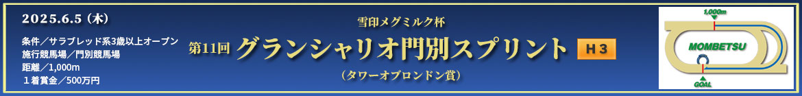 グランシャリオ門別スプリント