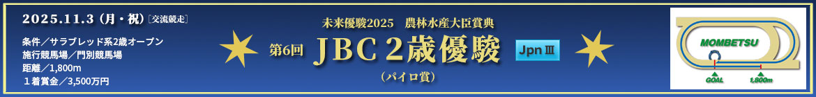 JBC２歳優駿